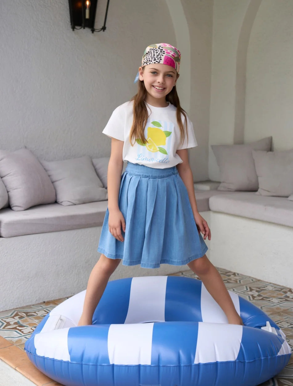 AS SS26  Print Lemon collection T shirt boys girls t  dress brother sister match look