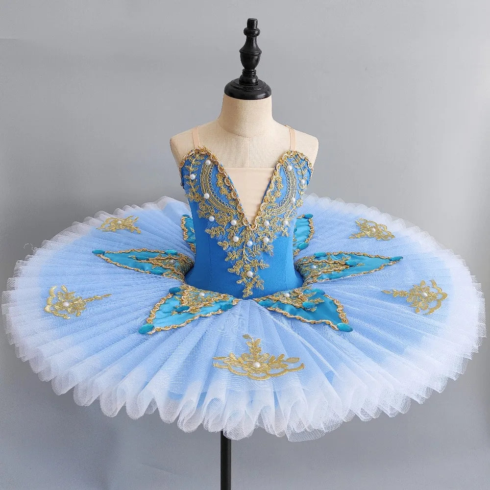 Birthday Dress Children's Ballet Leotards Girl Classical Tutu Dress Kids Costumes Summer Ballerine Girls Dresses Outfit Vestido